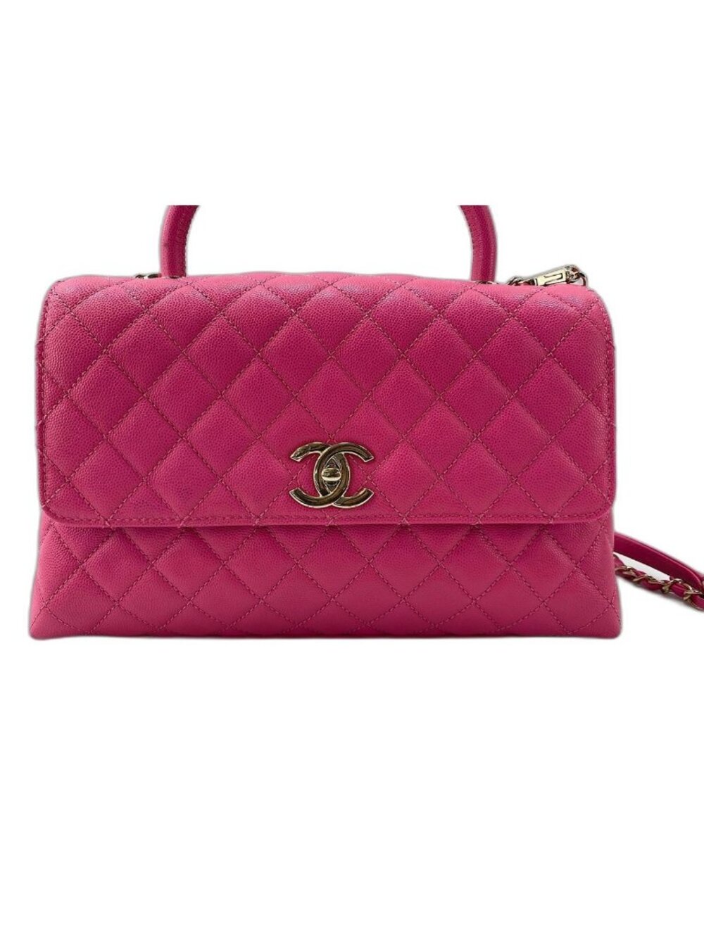Chanel Handbag Coco Handle Quilted